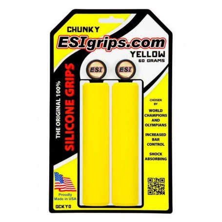 Puños ESI GRIPS Chunky Yellow/ Amarillos